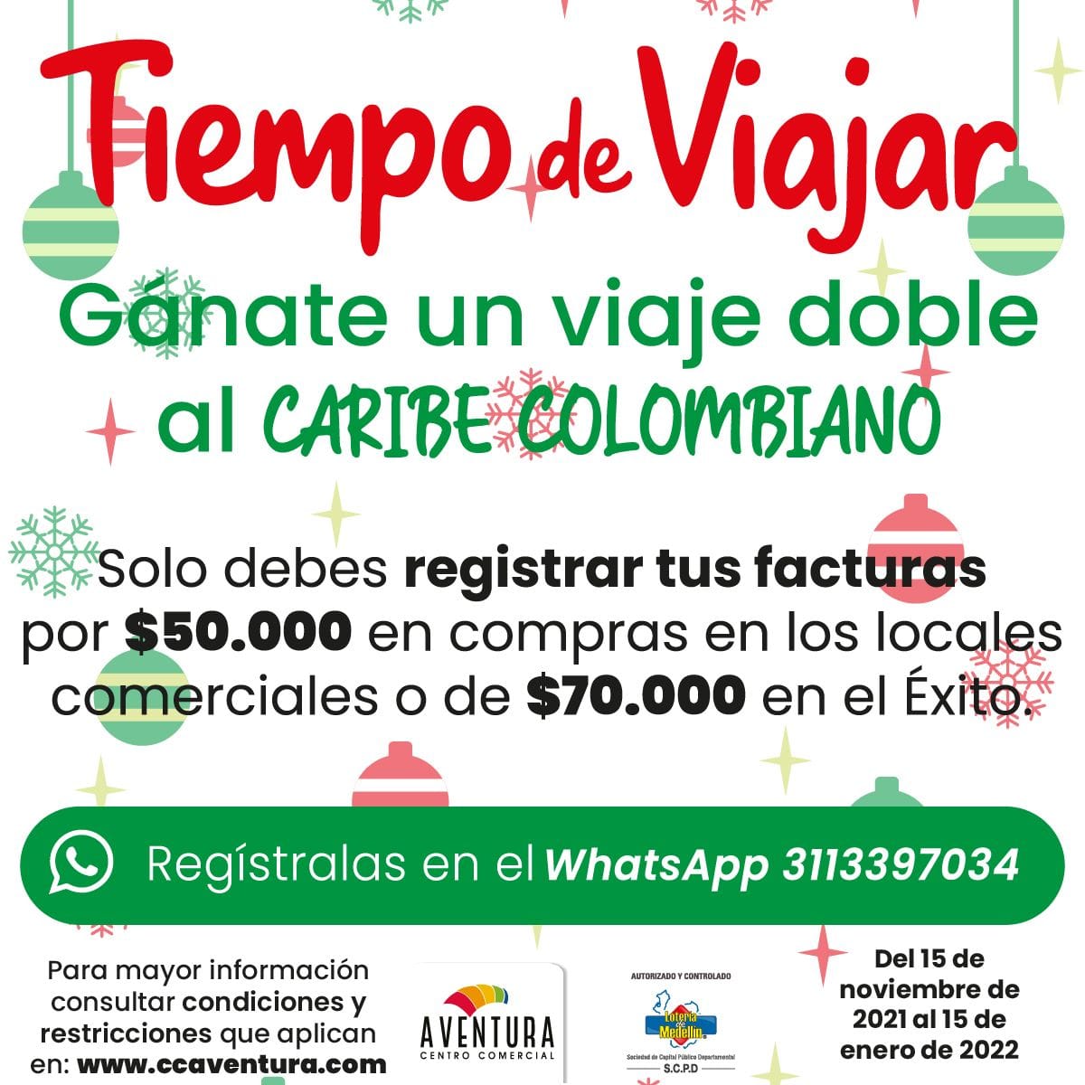 ¡Es tiempo de viajar con Aventura!