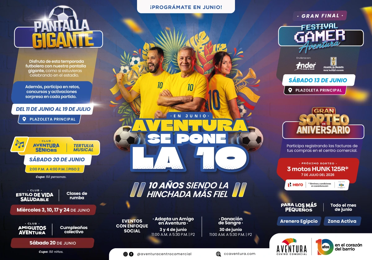Aventura se pone la 10